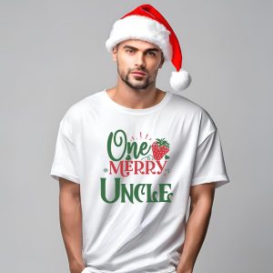 Custom One Merry AuntyUncle Christmas Theme Oversized T-Shirts