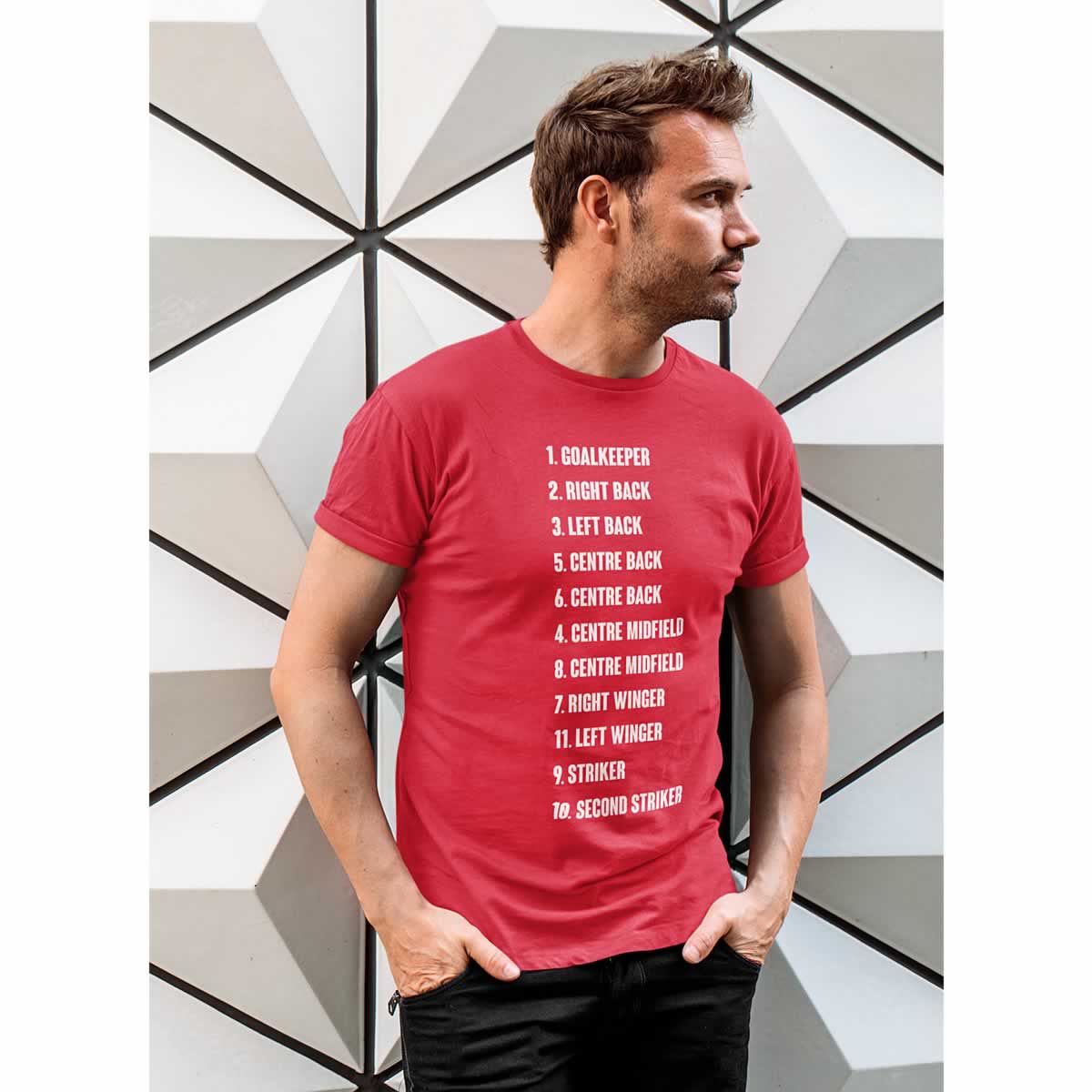 Football Team Line-up Team Sheet T-Shirt Football Team Line-up Team Sheet T-Shirt